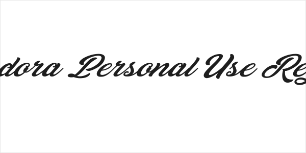 Theodora Personal Use Regular Logo