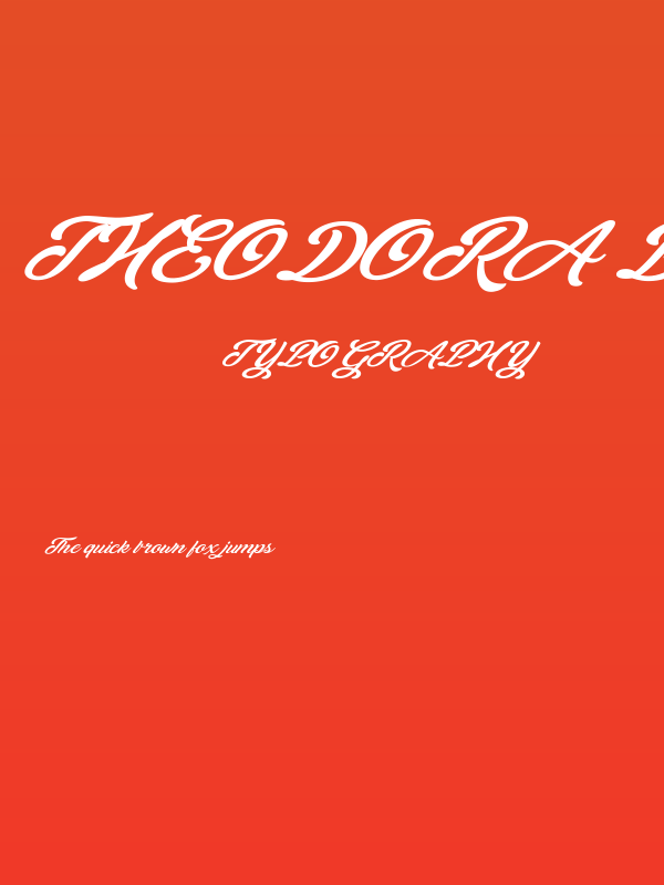 Theodora Personal Use Regular Poster