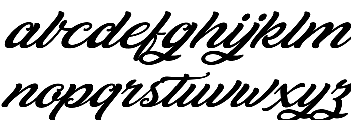 Theodora Personal Use Regular Font LOWERCASE