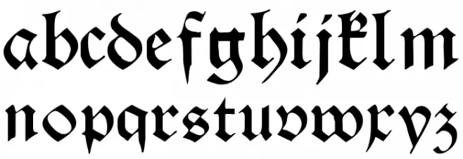 Theodoric Caratteri MINUSCOLO
