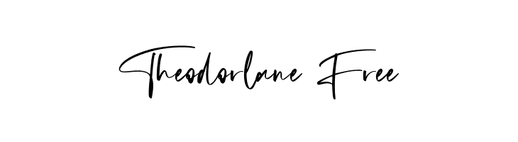 Theodorlane Free  フリーフォントのダウンロード