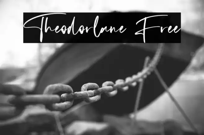 Theodorlane Free Font examples
