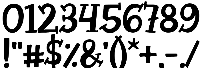 Theola Kids Font OTHER CHARS