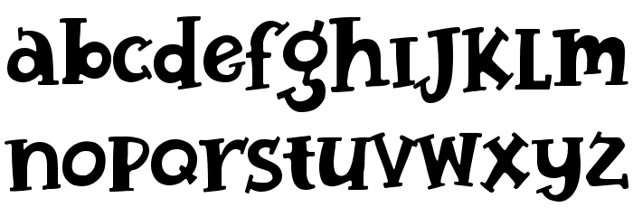 Theola Kids Font LOWERCASE