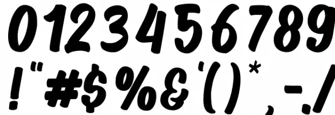 TheoraGormes-Regular Font OTHER CHARS