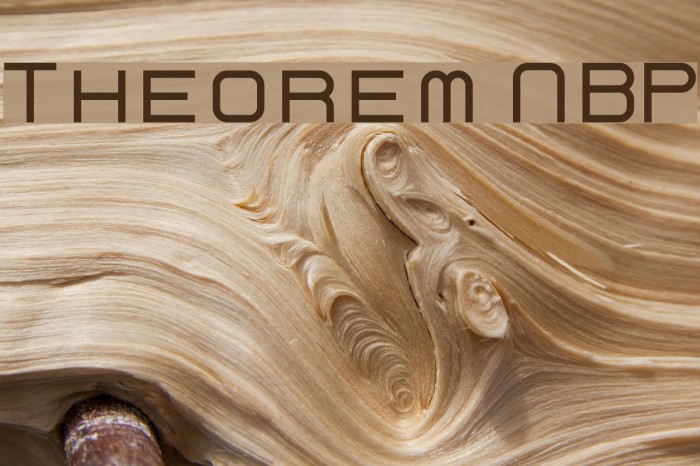 Theorem NBP Font examples
