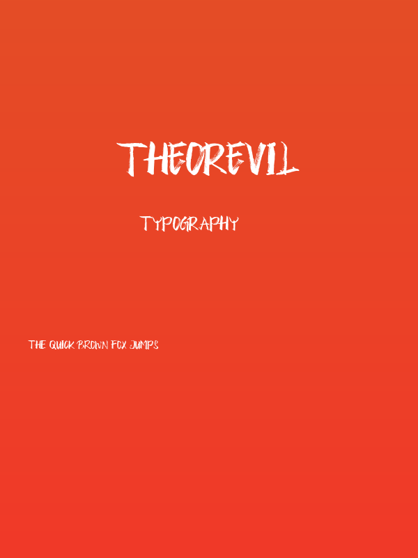 Theorevil Poster