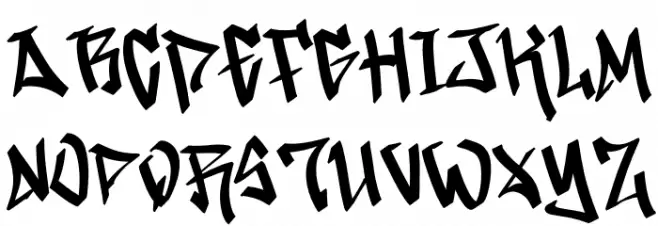 Theory Graffiti Demo خط أحرف كبيرة