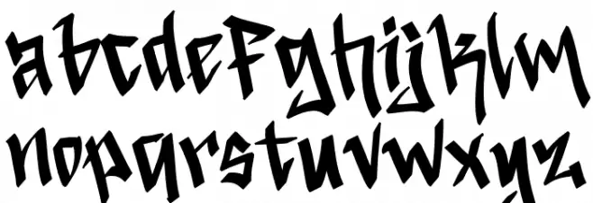 Theory Graffiti Demo خط أحرف صغيرة