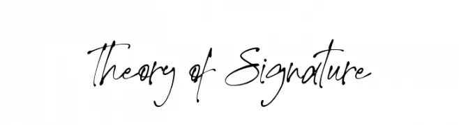 Theory of Signature  Скачать бесплатные шрифты
