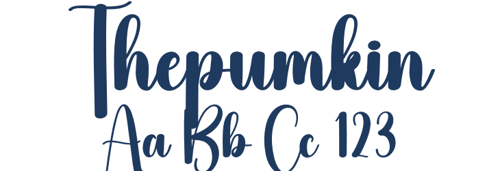 Thepumkin Font Preview