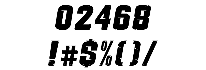 Therace Font OTHER CHARS