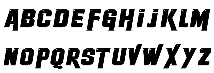 Therace Font LOWERCASE