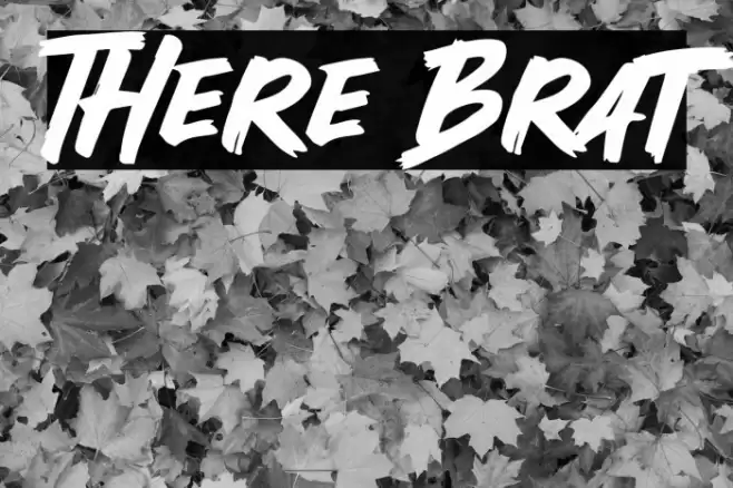 There Brat Caratteri examples