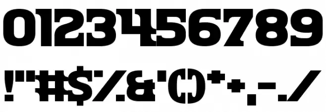 There Must Be Font OTHER CHARS