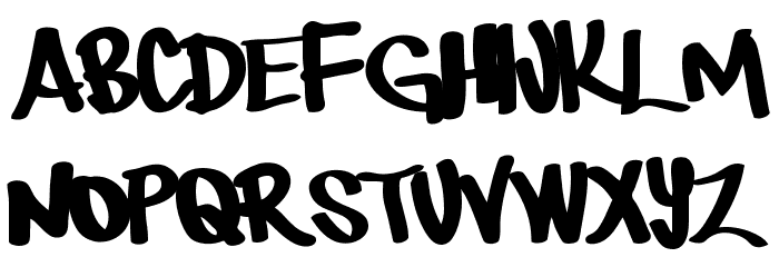There be monsters Font LOWERCASE