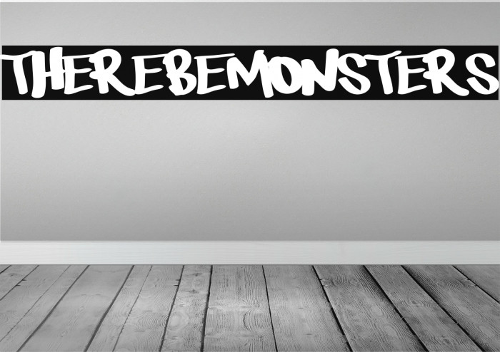 Therebemonsters Font examples