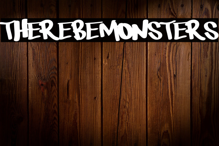 Therebemonsters Font examples