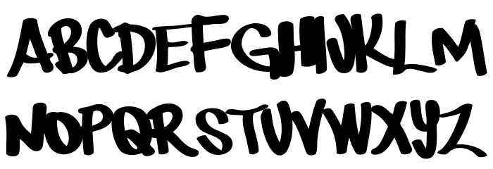 Therebemonsters Font LOWERCASE