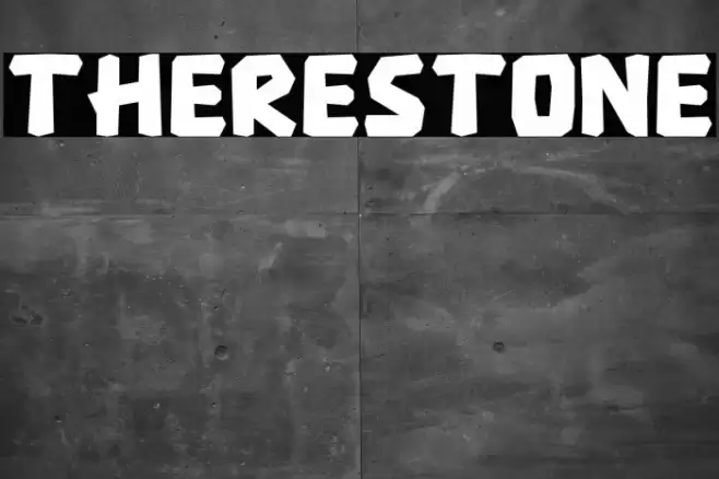 Therestone Font examples
