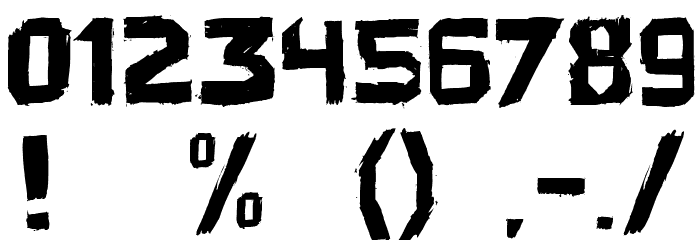 TherezaRegular Font OTHER CHARS