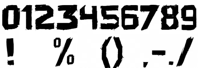 TherezaRegular Font OTHER CHARS