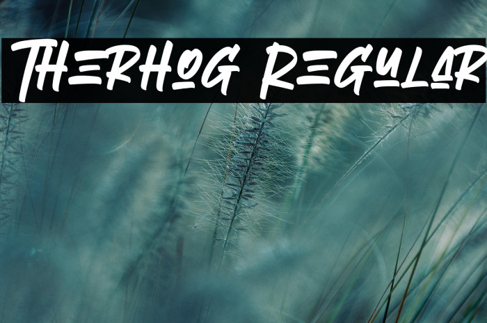 Therhog Regular Example 3