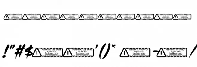 Therisc PERSONAL USE ONLY! Fuentes OTROS CHARS