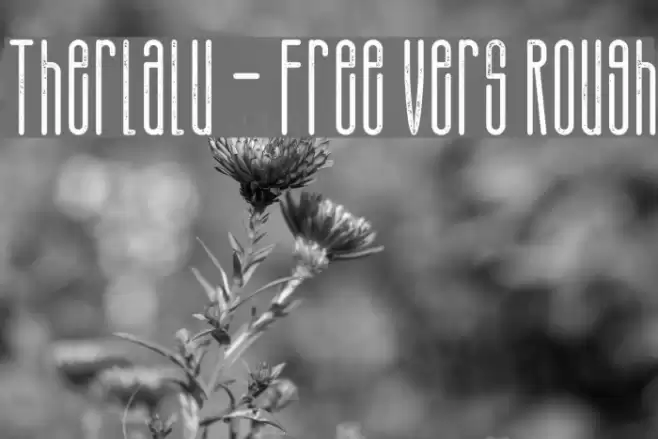 Therlalu - Free Vers Rough Font examples