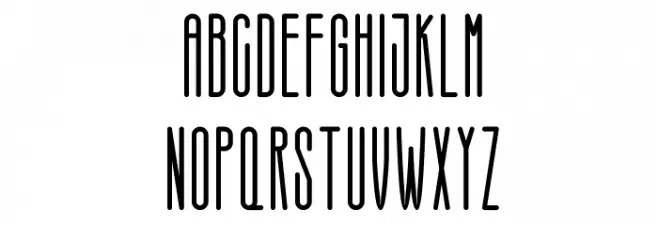 Therlalu - Free Vers Font UPPERCASE