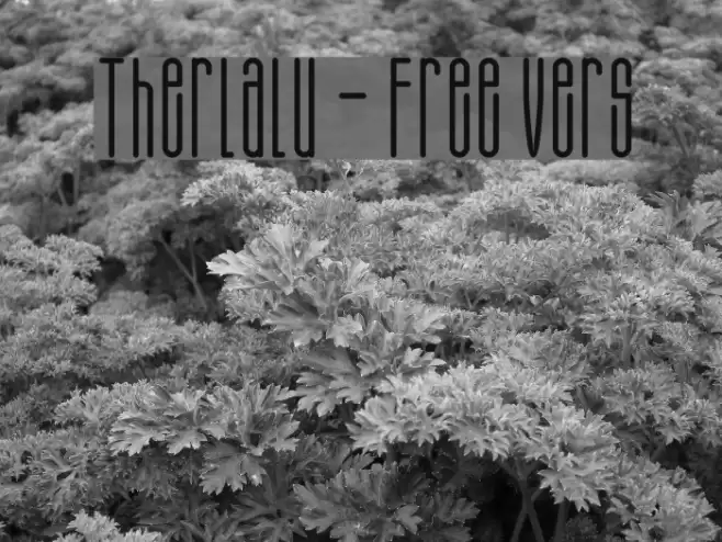 Therlalu - Free Vers Font examples