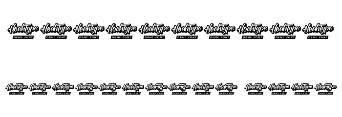Thermal War Demo Display Font OTHER CHARS