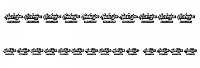 Thermal War Demo Display Font OTHER CHARS