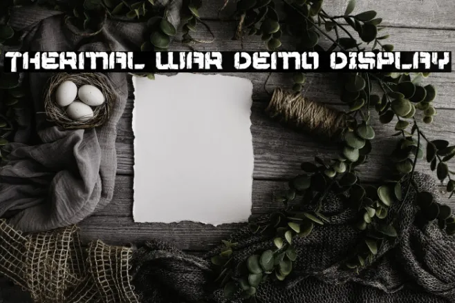 Thermal War Demo Display Example 2
