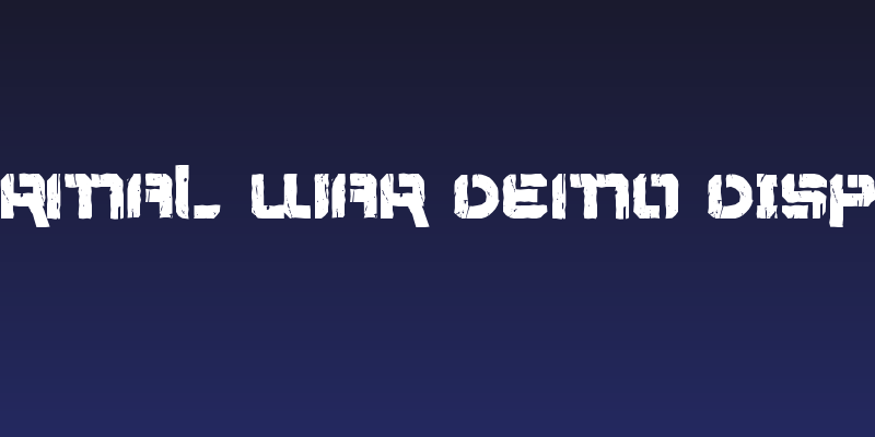 Thermal War Demo Display Social Header