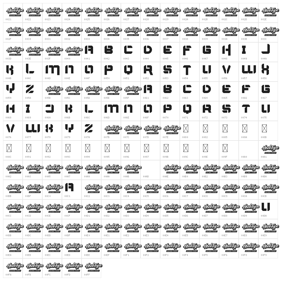 Thermal War Demo Character Map