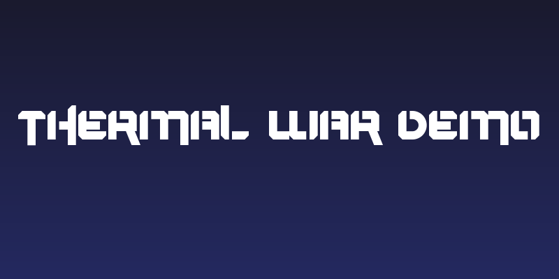 Thermal War Demo Social Header