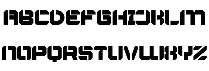 Thermal War Demo Font LOWERCASE