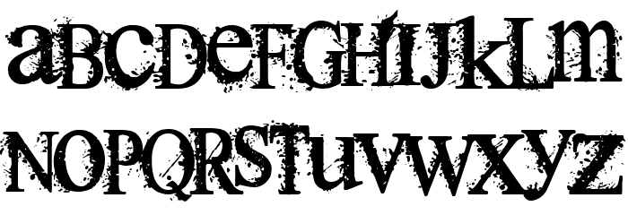 Thermals Font LOWERCASE