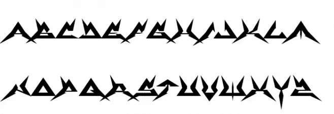 Thermobaric Schriftart Groß