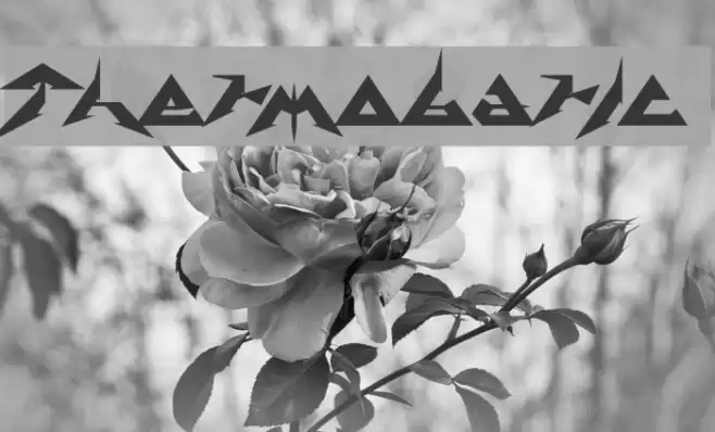 Thermobaric Font examples