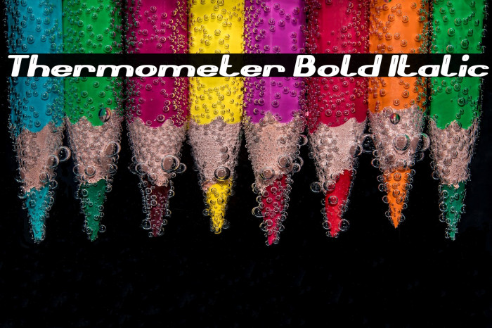 Thermometer Bold Italic Example 1