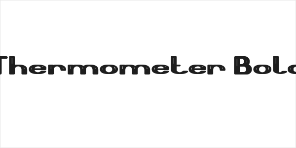 Thermometer Bold Logo