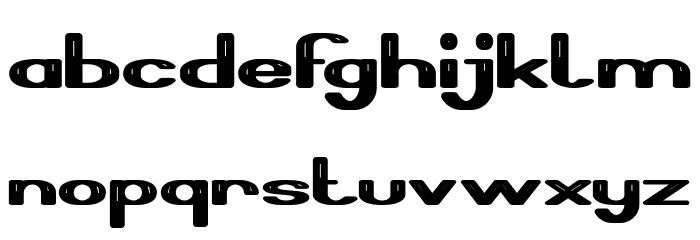 Thermometer Bold Font LOWERCASE