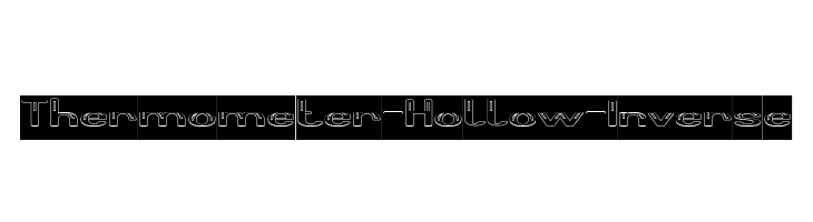 Thermometer-Hollow-Inverse  Free Fonts Download