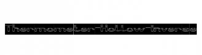 Thermometer-Hollow-Inverse  Frei Schriftart Herunterladen