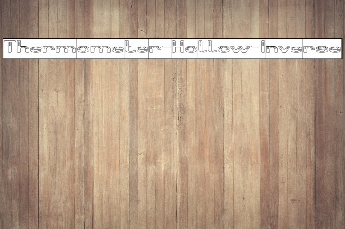 Thermometer-Hollow-Inverse Example 3