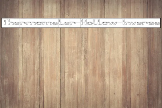 Thermometer-Hollow-Inverse Example 3