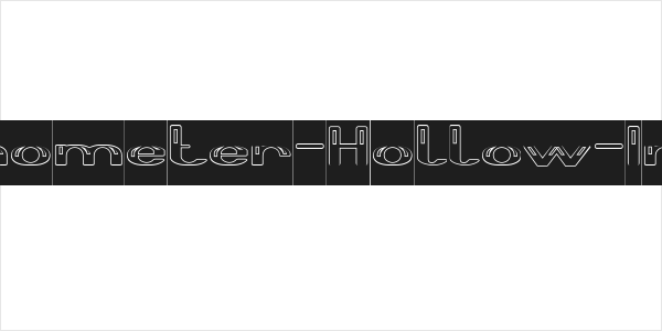 Thermometer-Hollow-Inverse Logo