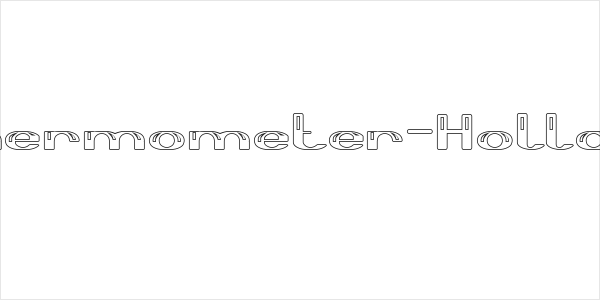 Thermometer-Hollow Logo